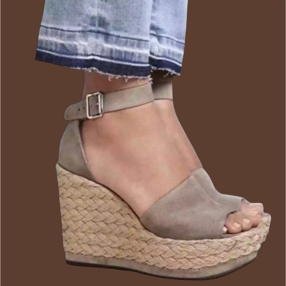 Stuart Weitzman’s Sohojute Limited Edition Gorgeous Woven Braided Wedges 8.5M - Picture 10 of 15